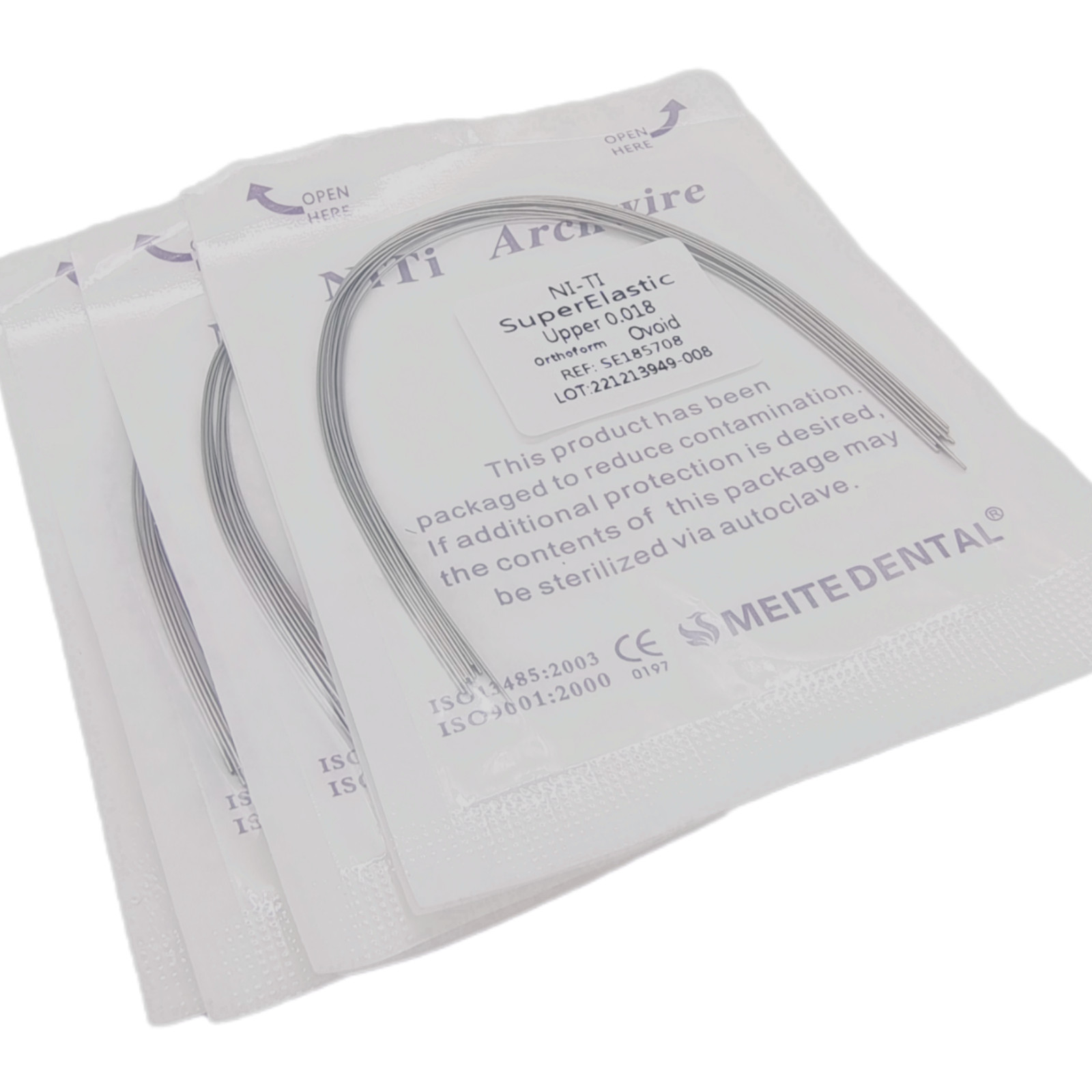 Dental Orthodontic Braces Brackets Metal Mini Roth.022 Hook 345 NITI Arch Wires