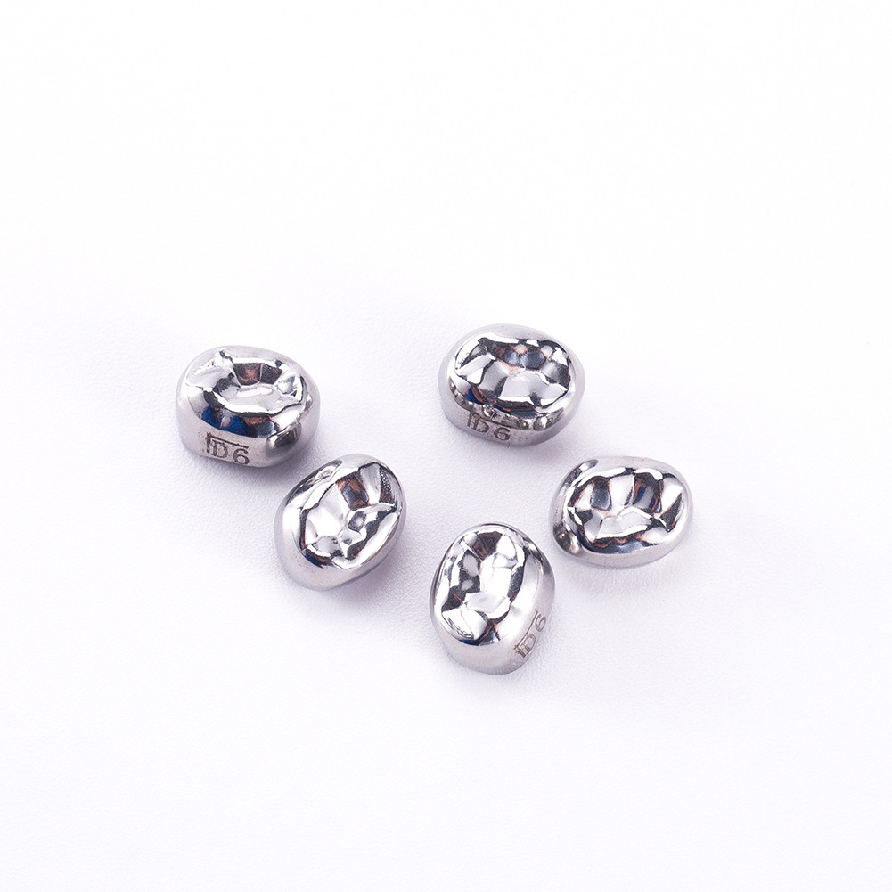 5pc Easyinsmile Dental Kid Crown Stainless Steel Primary D Premolar E Crown[USA]
