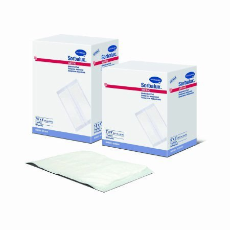 Sorbalux ABD Abdominal Pad NonWoven / Cellulose 5 X 9 Inch Sterile – Case of 400