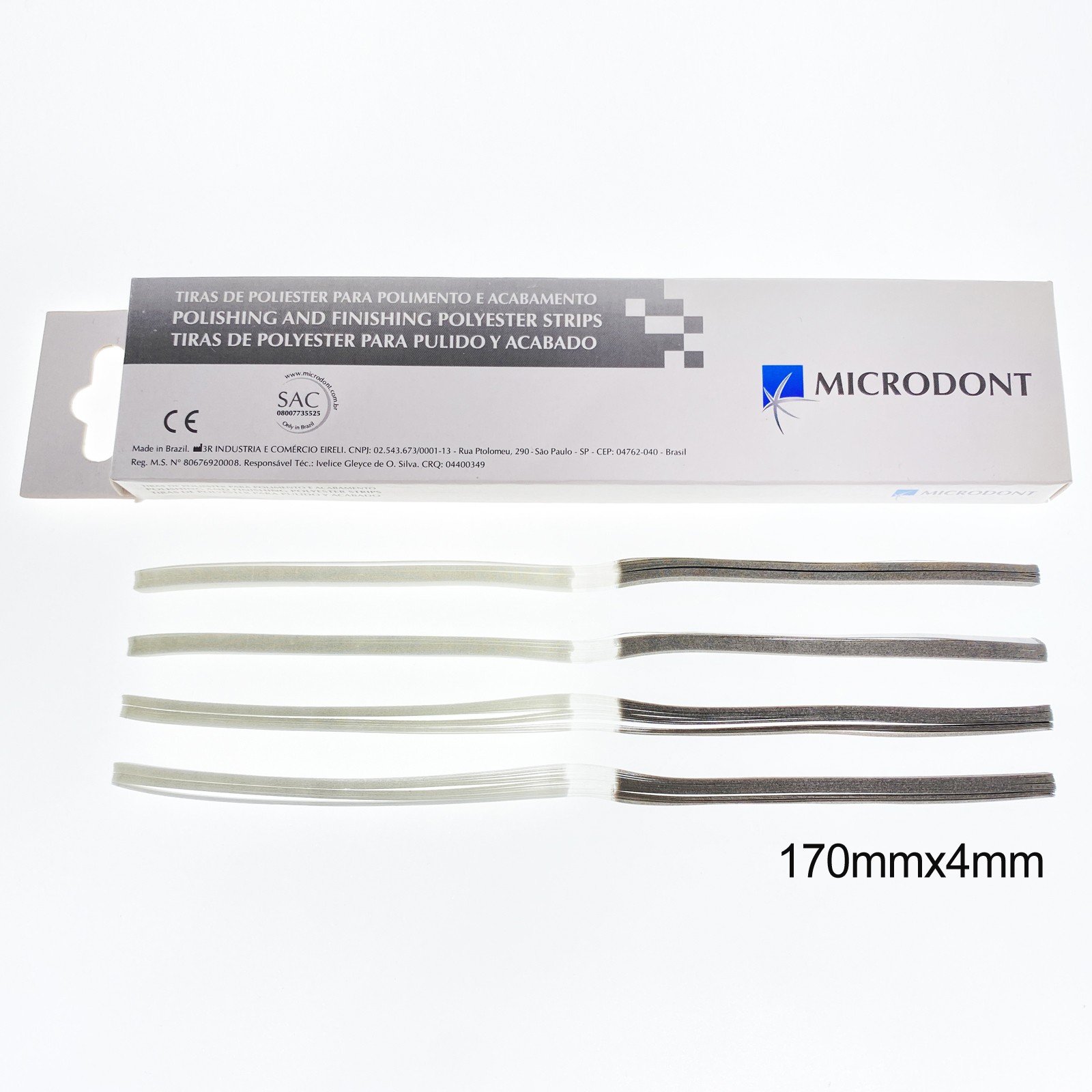 Dental Composite Polyester Polishing and Finishing Strips FINE/MEDIUM 100pcs