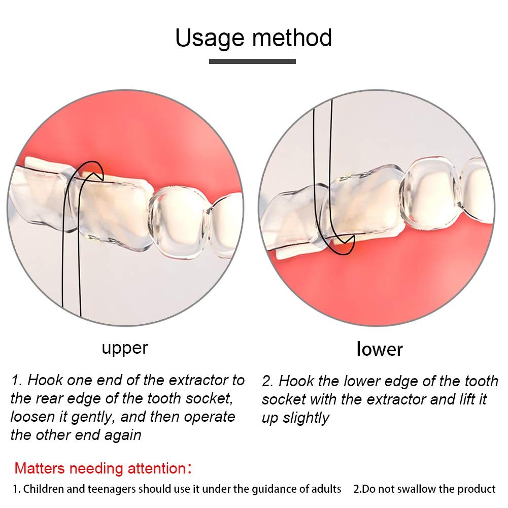 Angzhili 5 Pcs Clear Aligner Removal Tool for Invisalign Multi-colored