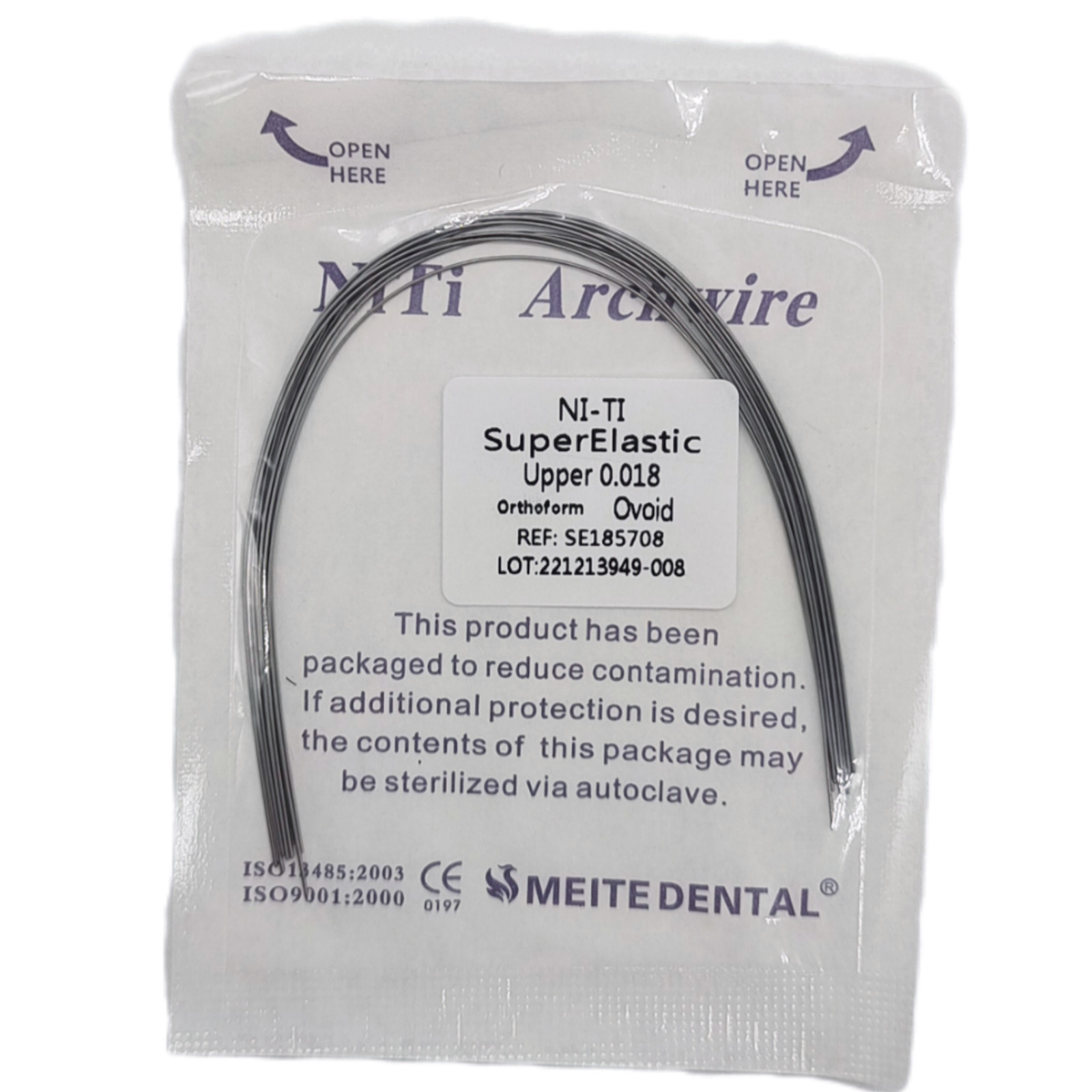 Dental Orthodontic Braces Brackets Metal Mini Roth.022 Hook 345 NITI Arch Wires