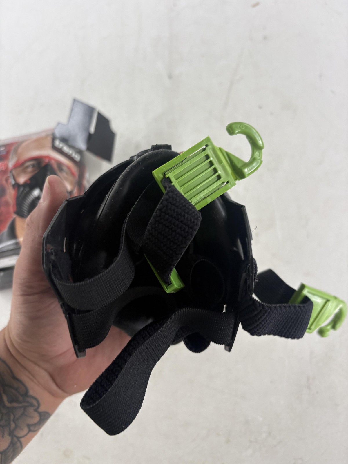 Trend Air Stealth N100 Half Respirator Dust Mask S/M Black Green Safety
