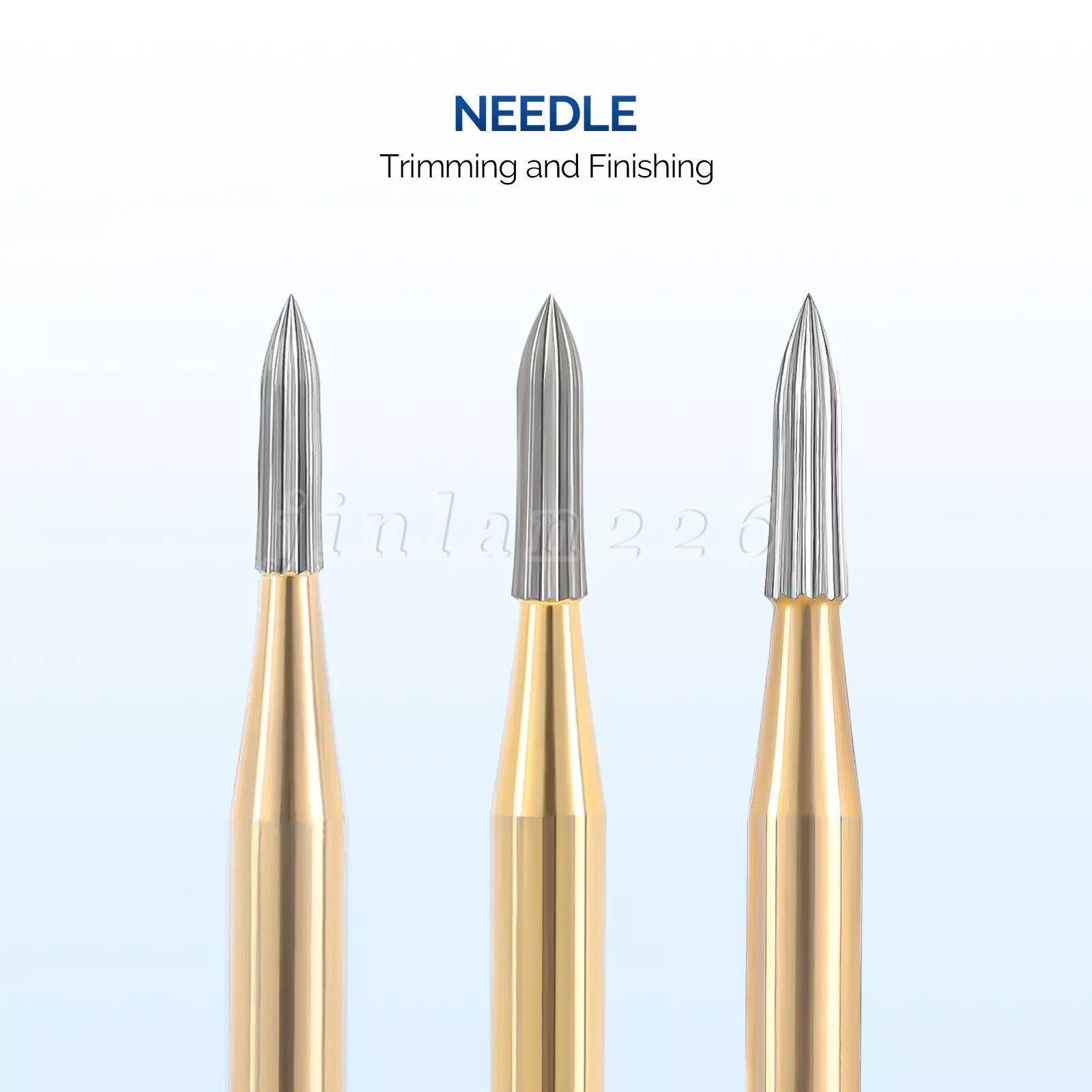 Dental Orthodontic Trimming and Finishing Carbide Burs Need Egg for HP, 5/10PCS