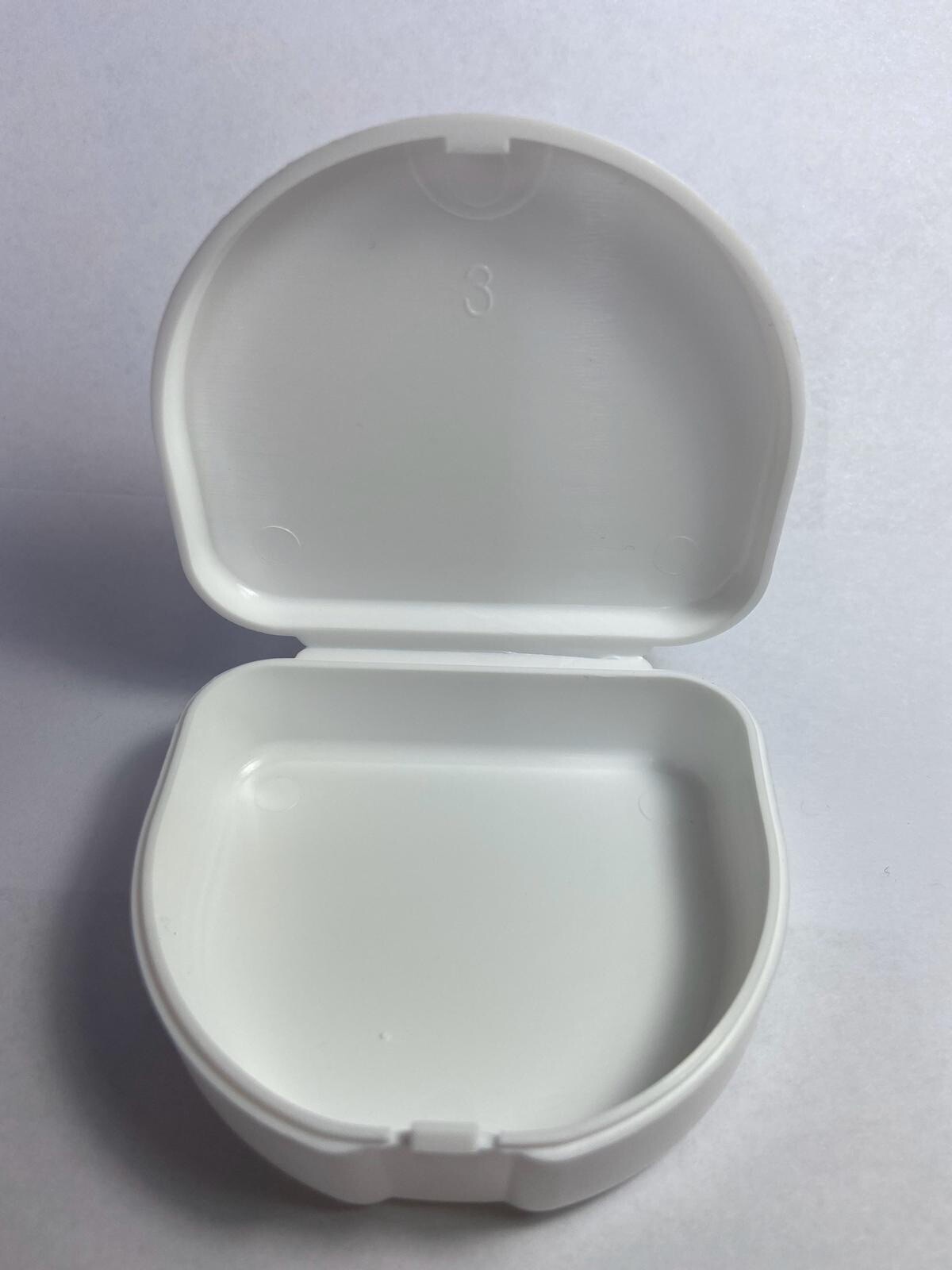 Dental Storage Case, Orthodontic Retainer Box Mouthguards Dentures, 1-pc