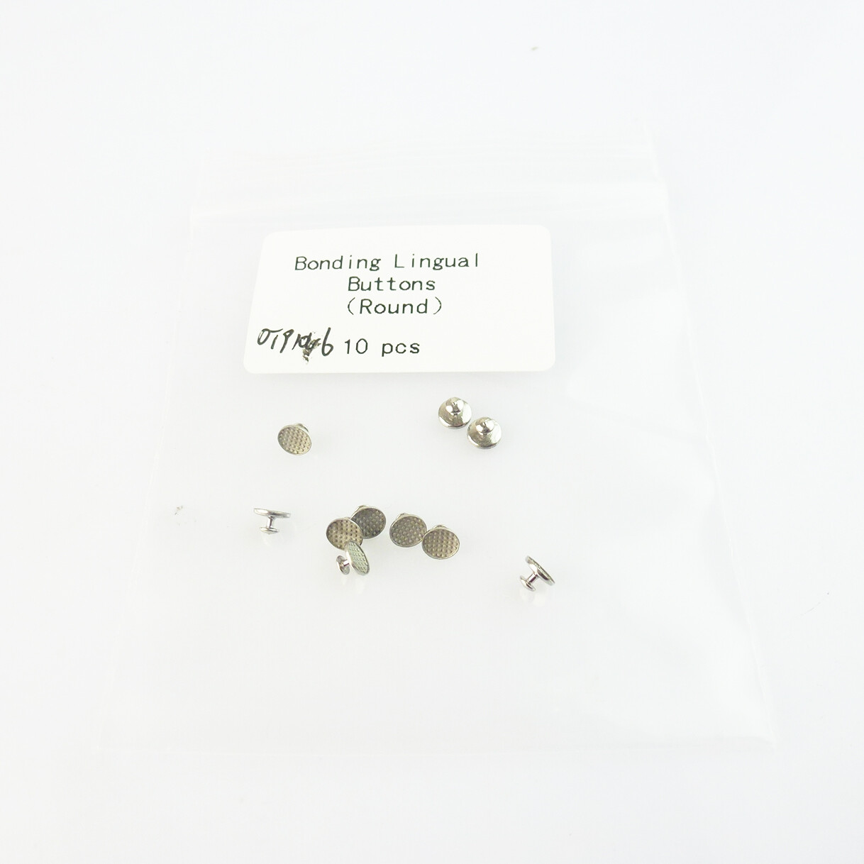 10Pc Dental Orthodontic Lingual Buttons Round MIM Mesh Base Bondable EASYINSMILE
