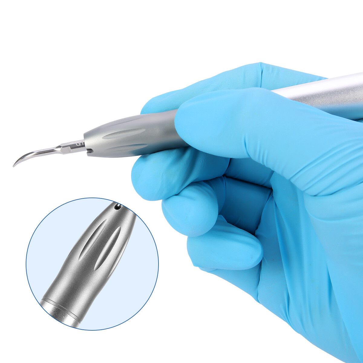 NSK Style Dental Ultrasonic Air Perio Scaler Handpiece 2 & 4-Holes 3 Tips