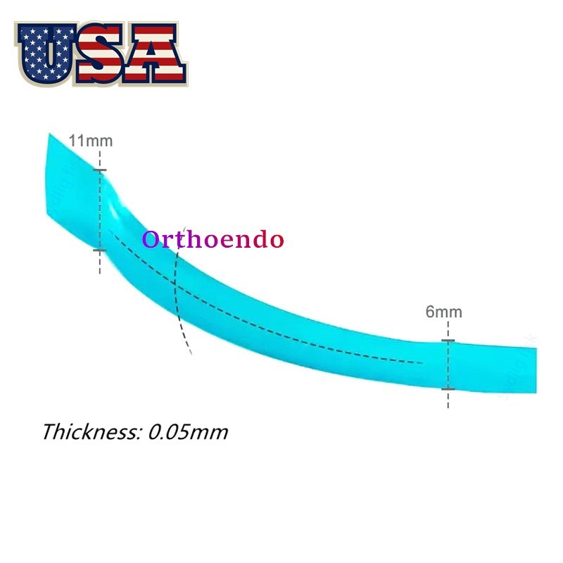 Dental Contoured Anterior Matrix Bands Teeth Restoration Strip Twin Matrices USA