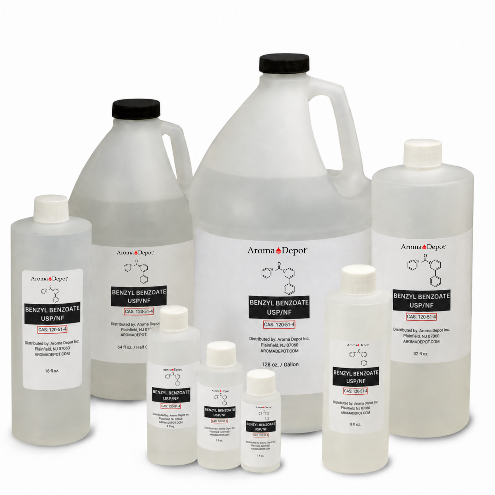 Benzyl Benzoate 16 oz. USP/NF Wholesale Cas: 120-51-4 Bulk for Aroma, Cosmetics
