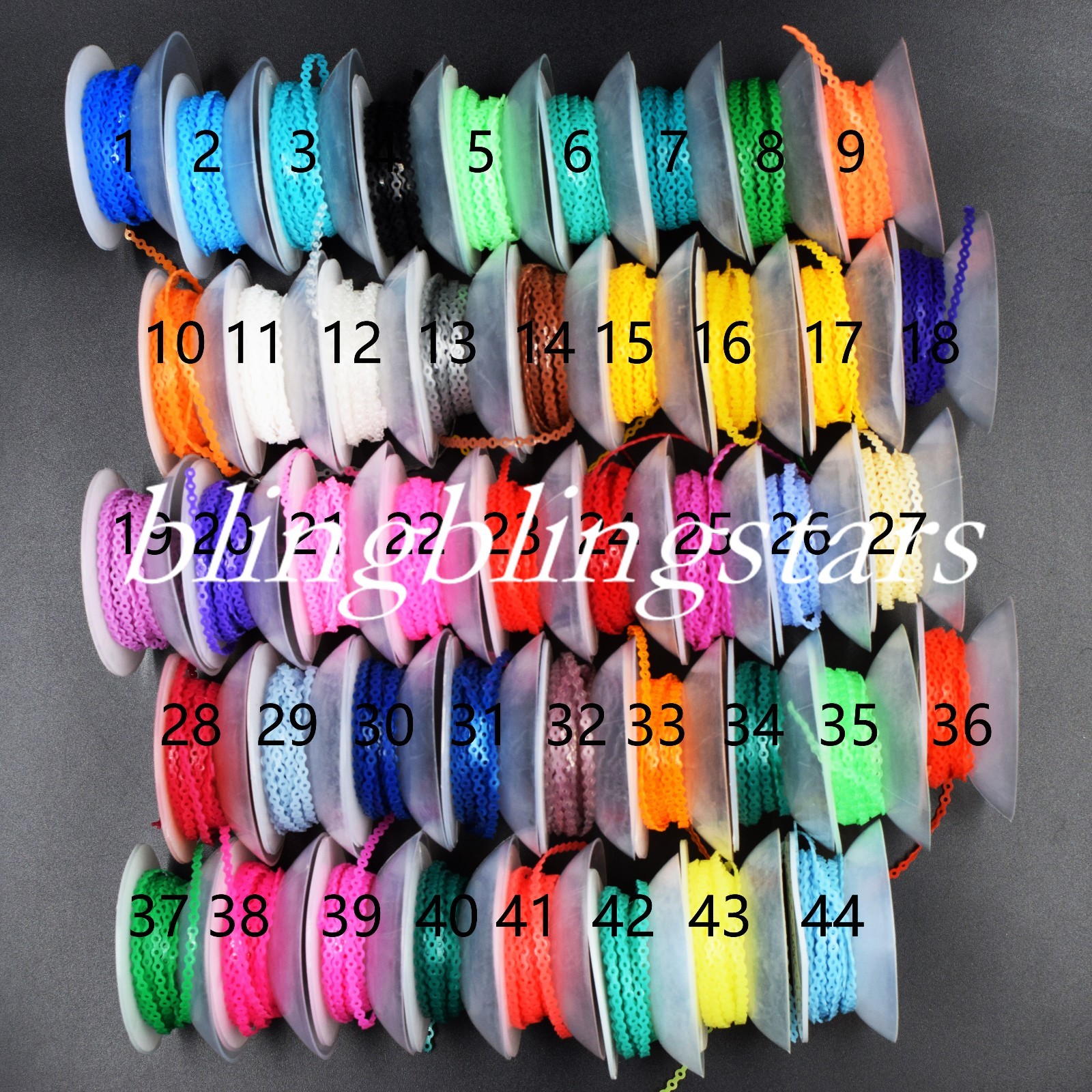 Dental Orthodontic Elastic Ultra Power Chain Rubber Band Long/Short/Continuous