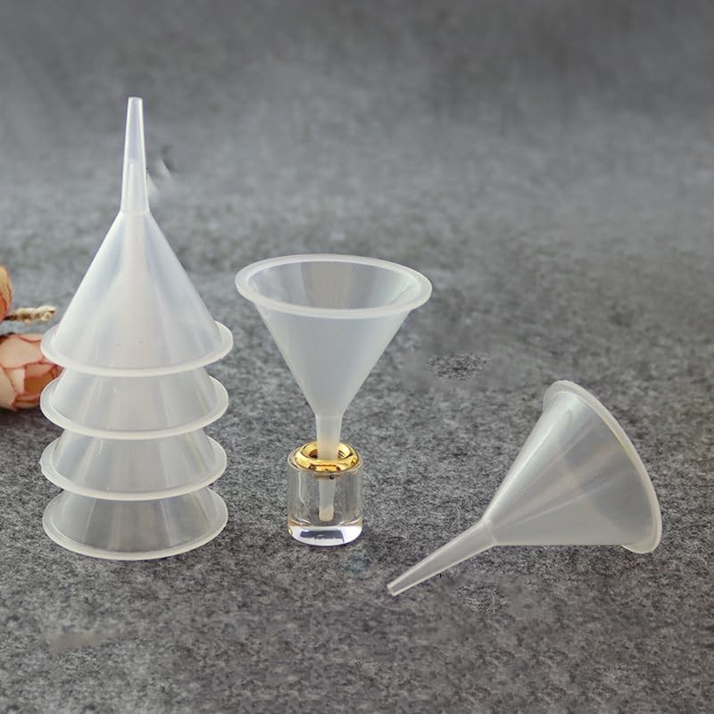 Mini Funnel 10 Pcs Kitchen Use Funnels Small Narrow Neck Plastic Urn Filling Too