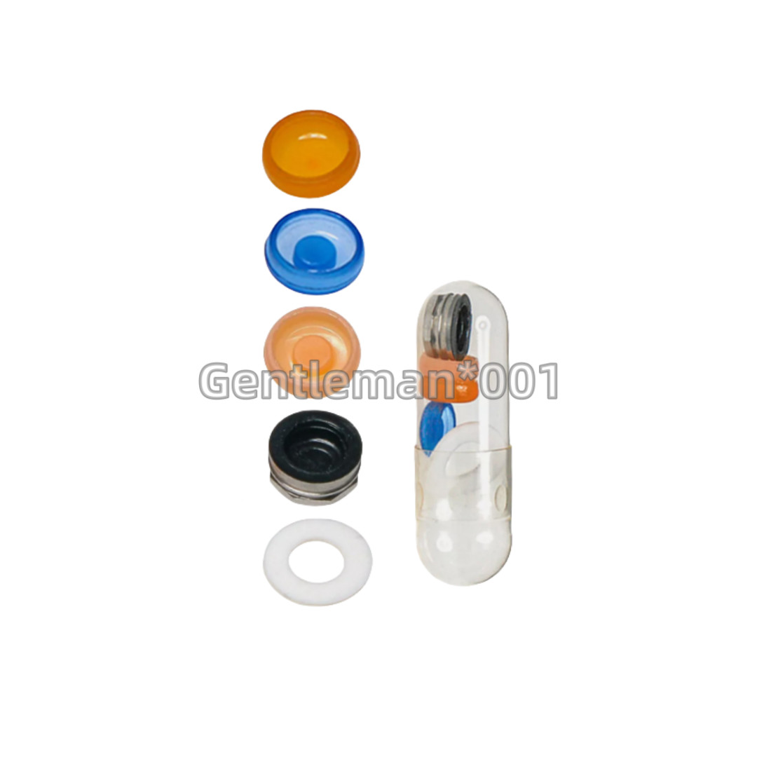 2Kits Dental Abutment Retentive Caps Inserts Locator Implan Metal Housing Cap