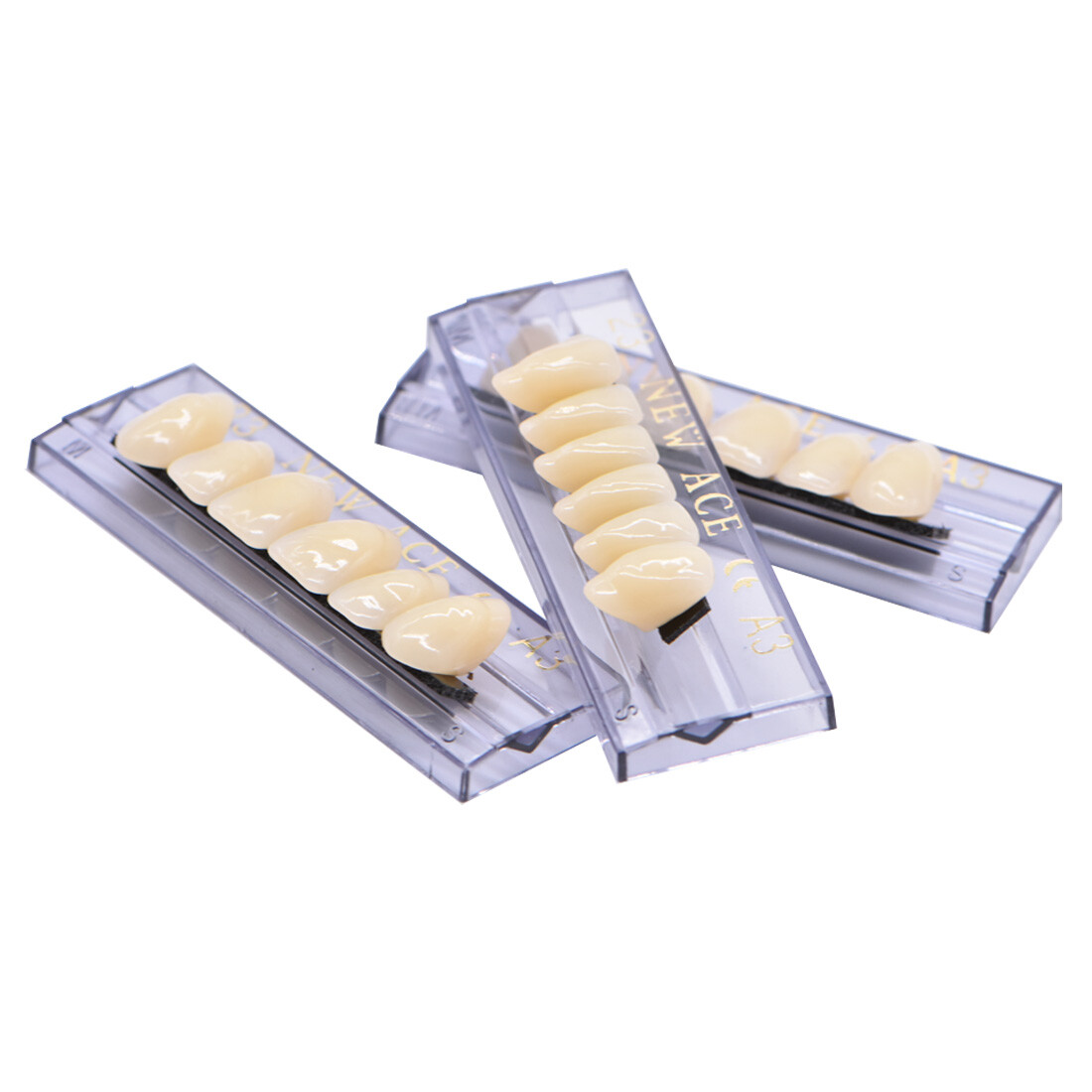 168pcs Acrylic Resin Denture 23#A3 Shade Dental Teeth Upper Lower Full Set Tooth