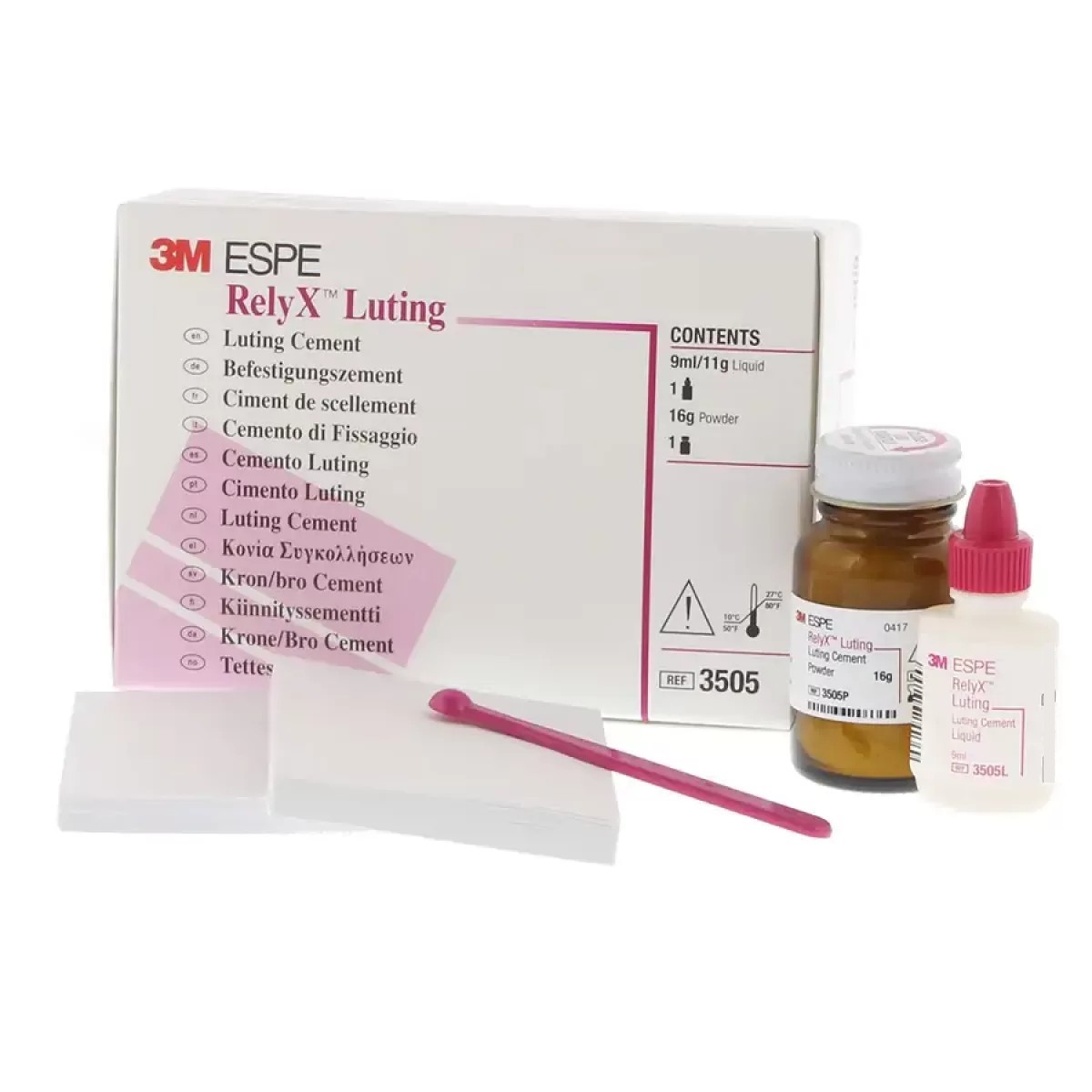 3M ESPPE DENTAL RELYXX LUTE CEMENT POWDER & LIQUID SET ( Long Expiry)