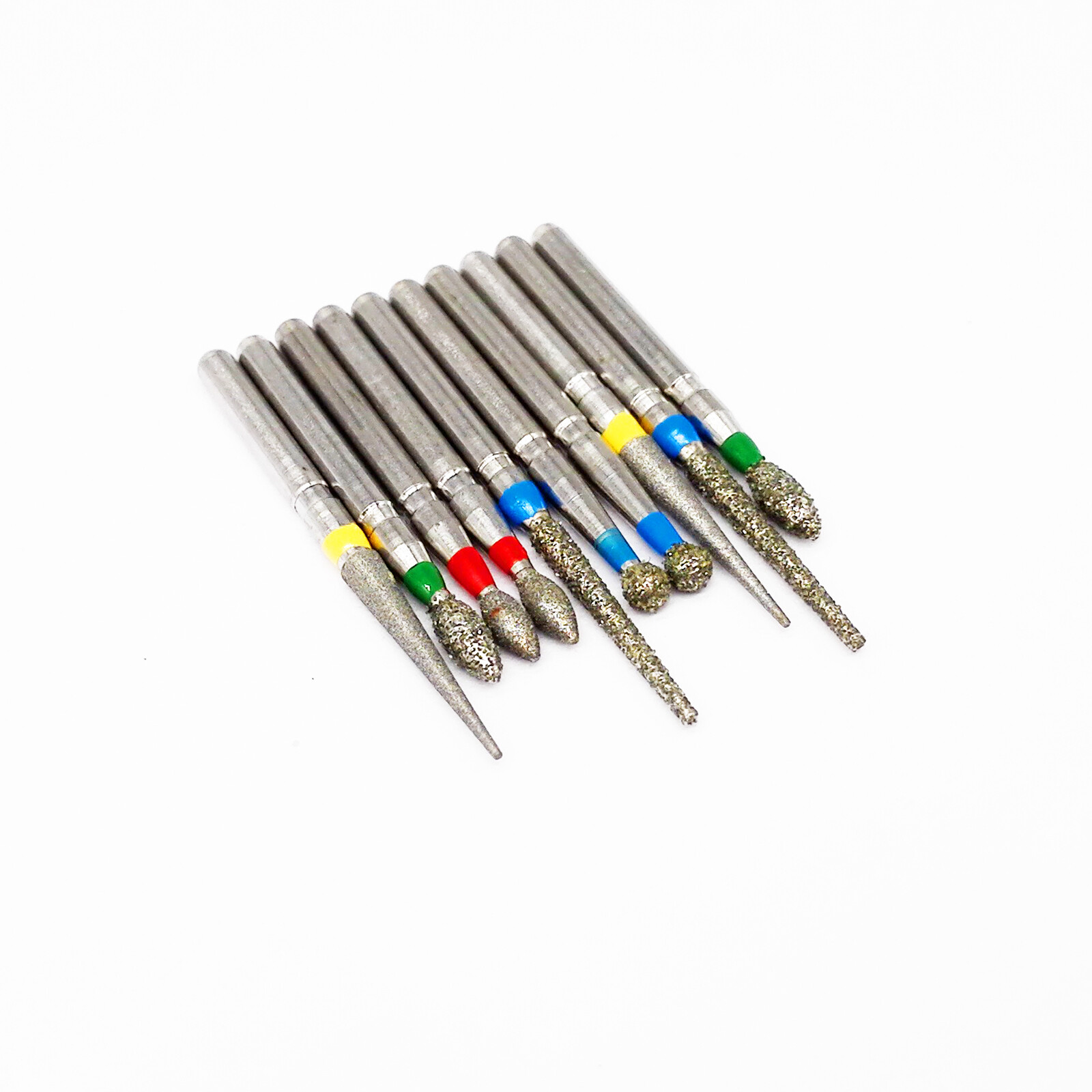 5pc/pack Dental FG Diamond Burs for High Speed Handpiece Friction Grip 1.6MM Bur