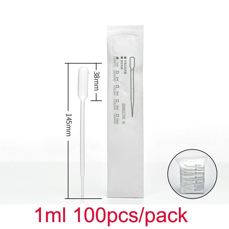 1/2/3/5/10 ml Transfer Pipettes Disposable Plastic Dropper Laboratory Supplies
