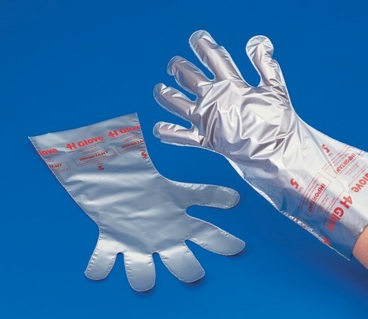 4h Silver Shield Chemical Resistant Gloves EVOH/PE Size (M)8 Original 10 Pairs