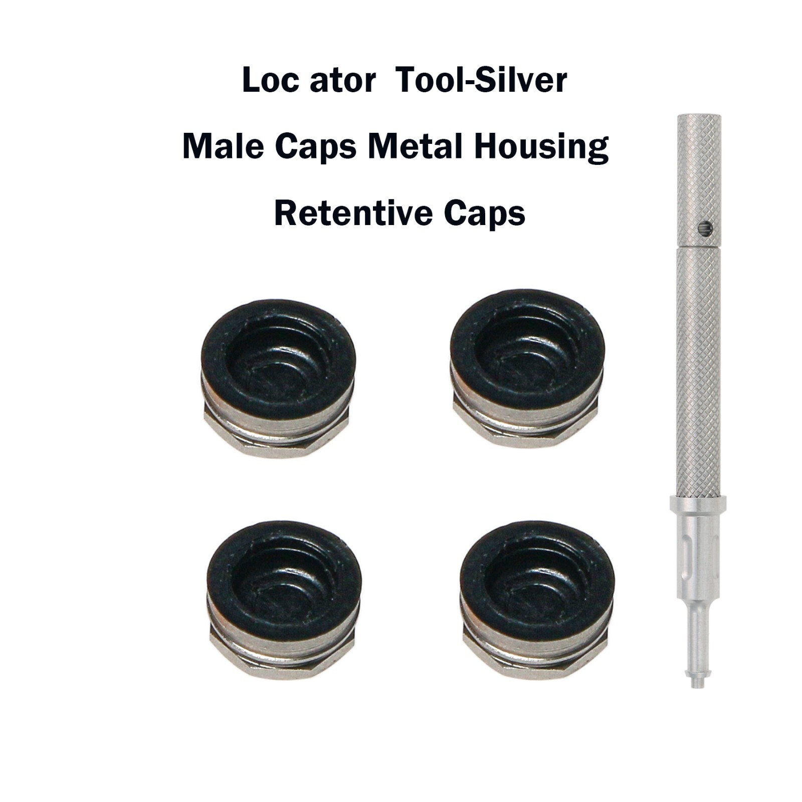 Dental Implant Retention Caps Insertion Extraction Locator Core Tool