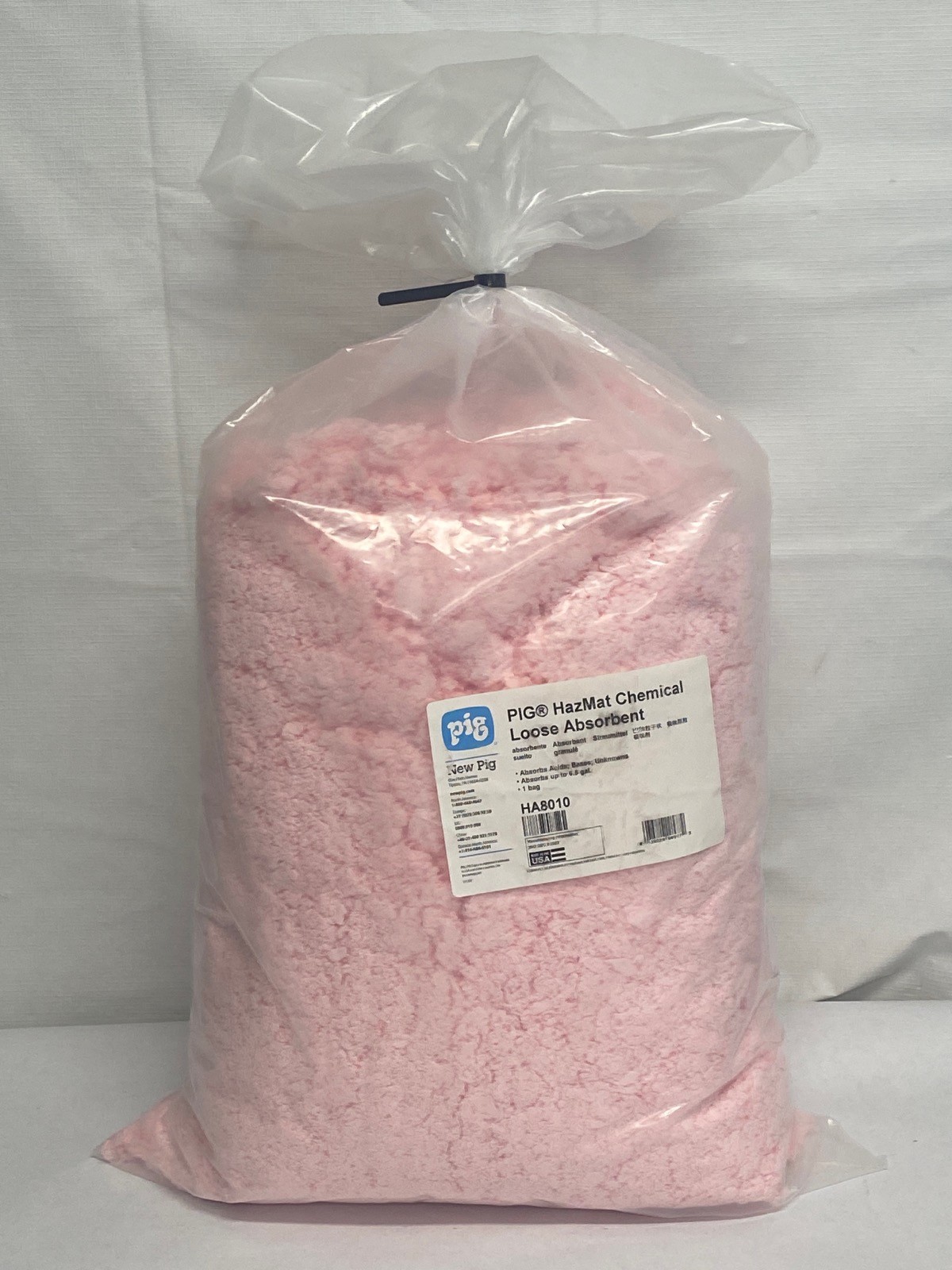 NEW PIG Hazmat Chemical Loose Absorbent 5-lb. Bag HA8010