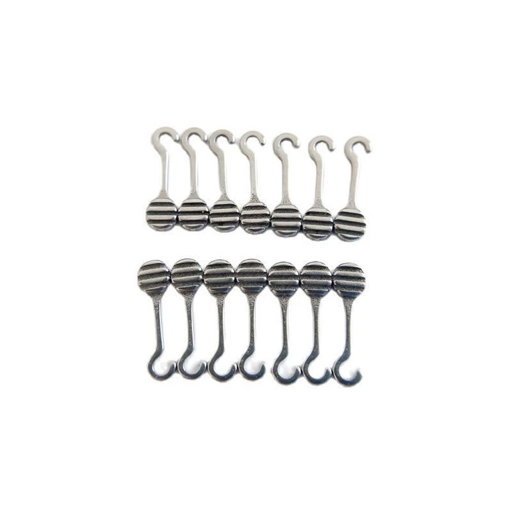 Dental Orthodontic Bondable Sliding Crimpable Hook Long Curved 10Pcs/pack
