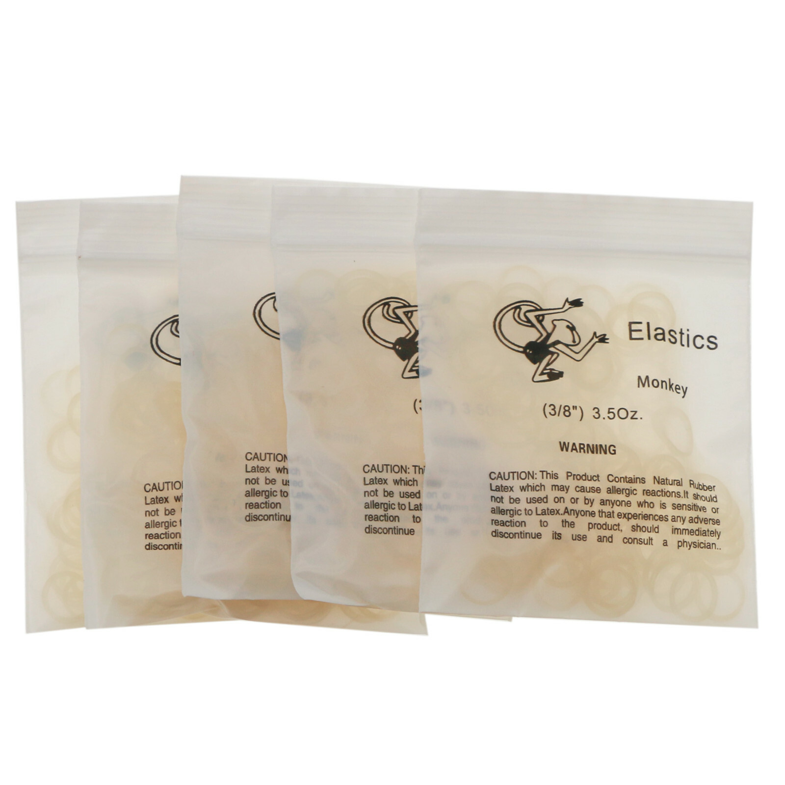 US Dental Orthodontic Rubber Bands 3.5 5.0 6.5OZ Ortho Elastics Latex Braces