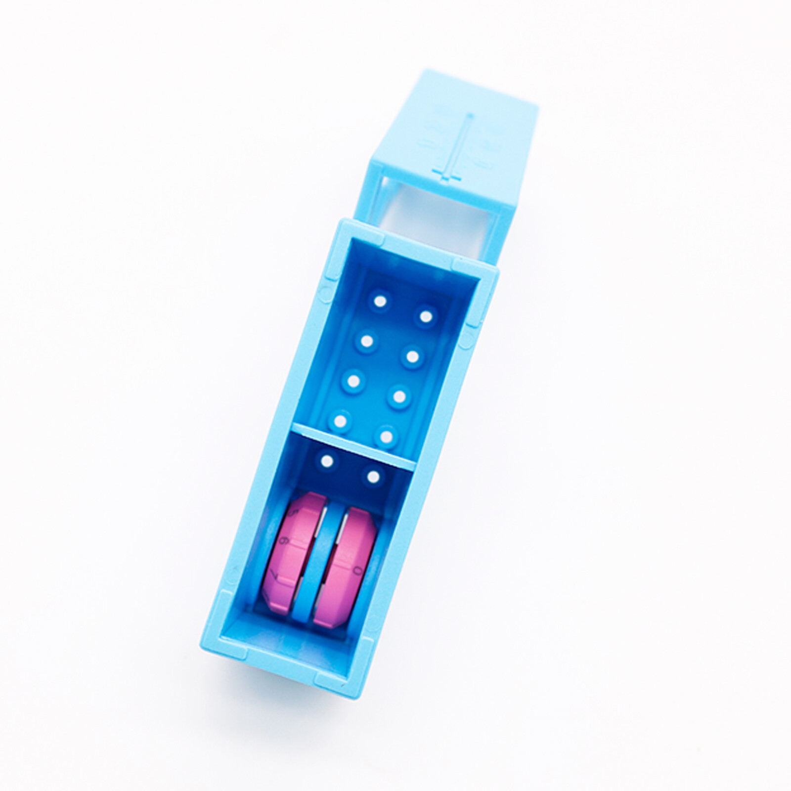 Dental 6/10/20 Holes Endo Files Holder With Memory Autoclavable Box Endodontic