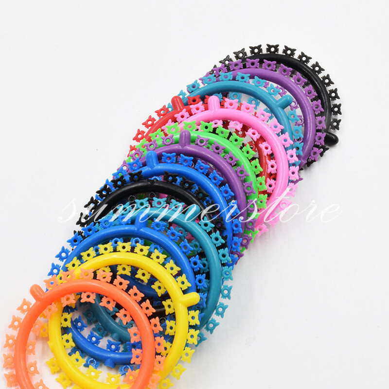 1000 Pcs/Pack Dental Ortho Elastic Rubber Cartoon Ligature Ties Kitty Colorful