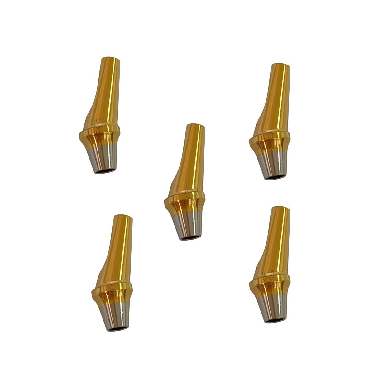 20Pcs Dental Angled abutment 17° with Screw Fits Hiossen Osstem TS Mini Regular