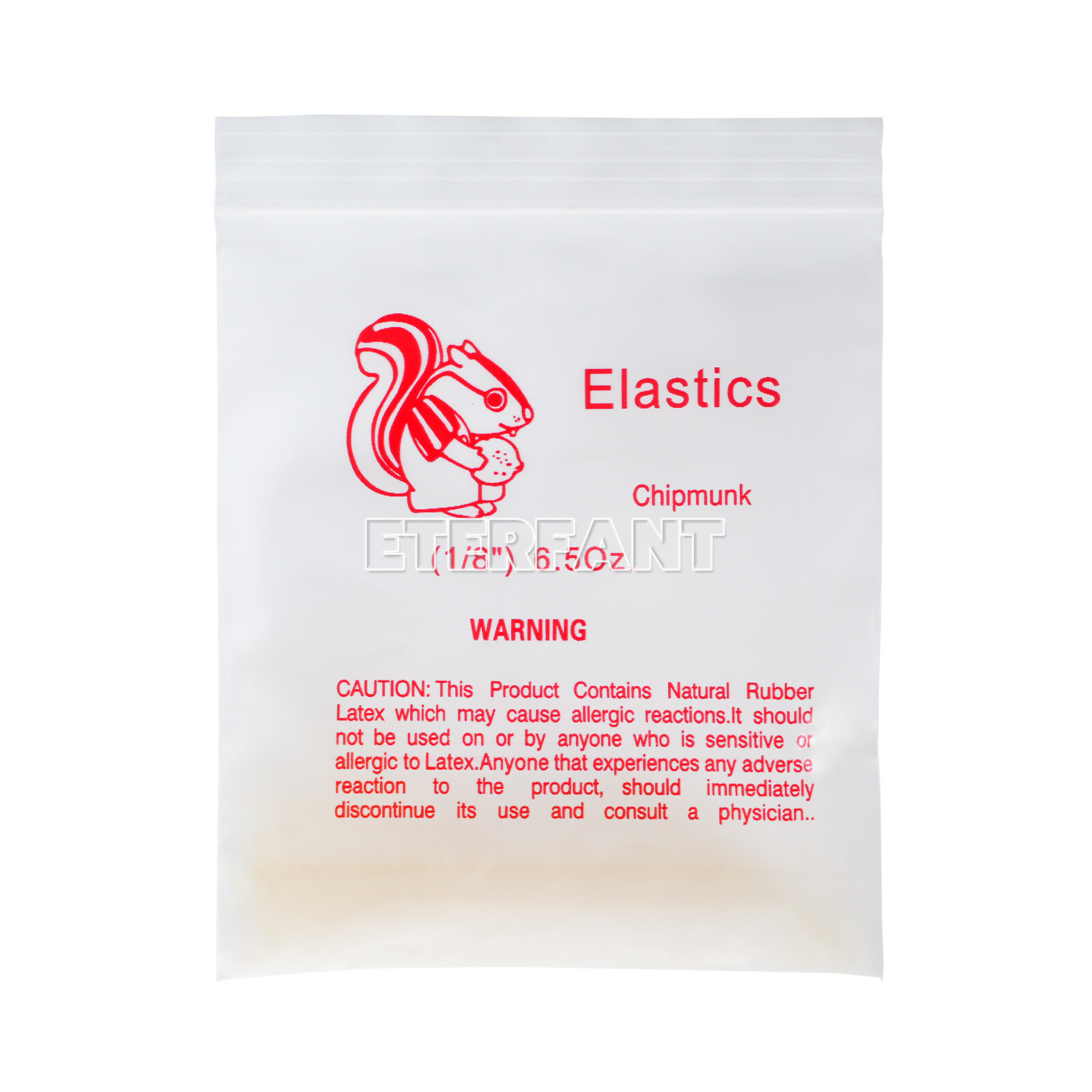 50Bags ETERFANT Dental Orthodontic Rubber Bands Elastic Latex Braces 6.5oz 1/8