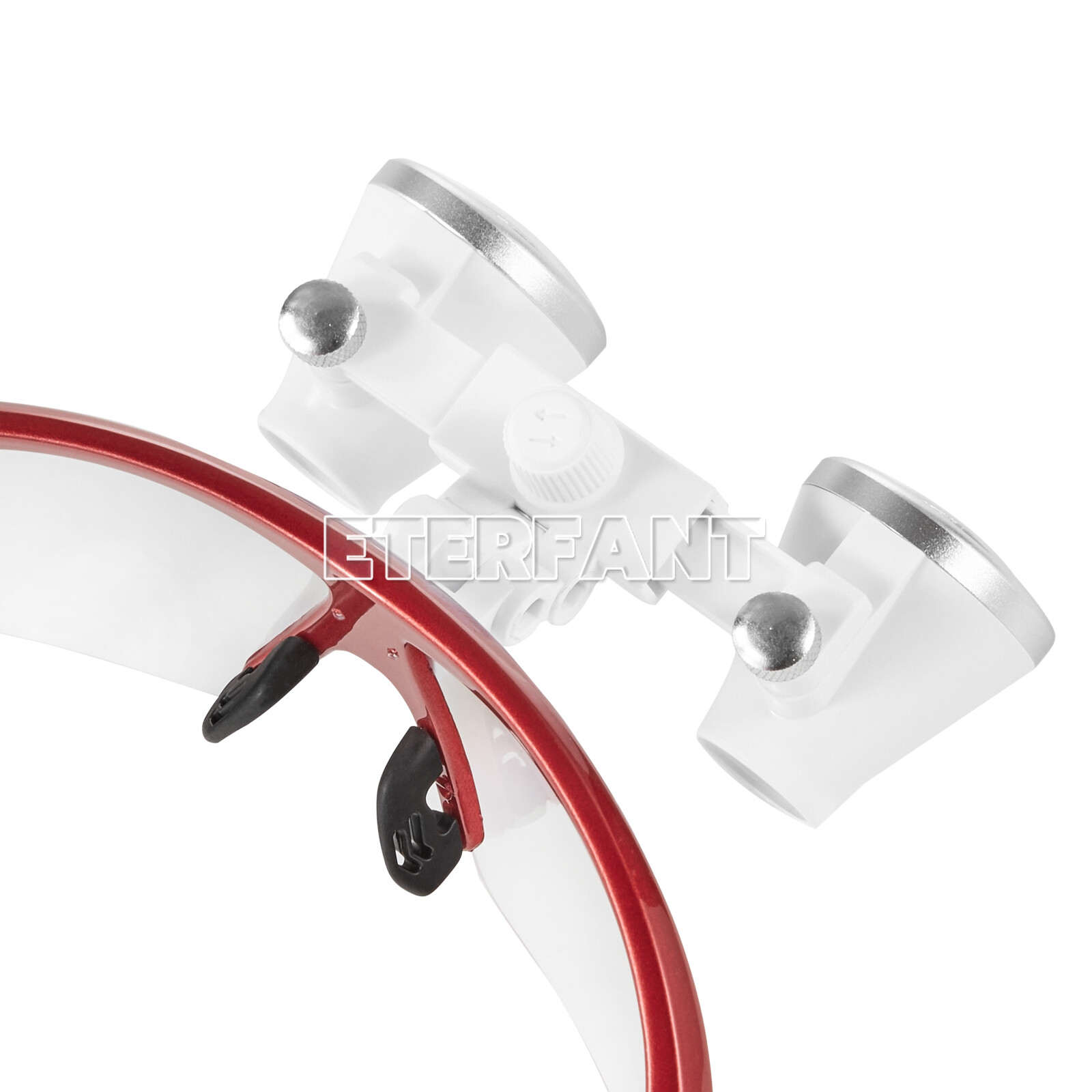 ETERFANT 3.5X Dental Surgical Binocular Loupes Glass Optical Lens Magnifier Red