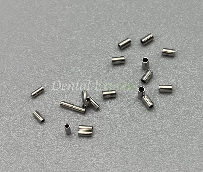 100 PCS Dental Orthodontic Crimpable Hook Stop Mini Stops Tube Bracket Stopper