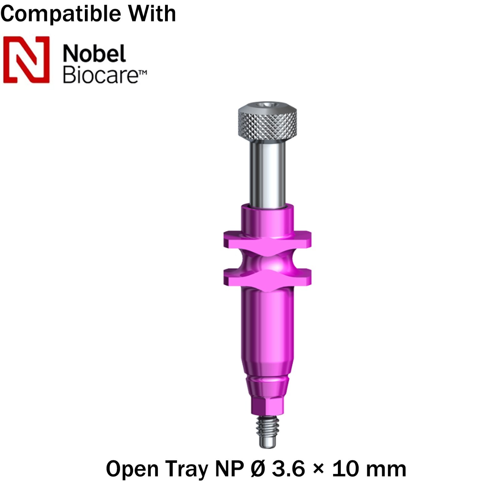 Dental Impression Transfer Coping Open Closed Tray Analog NP RP fit Nobel Active