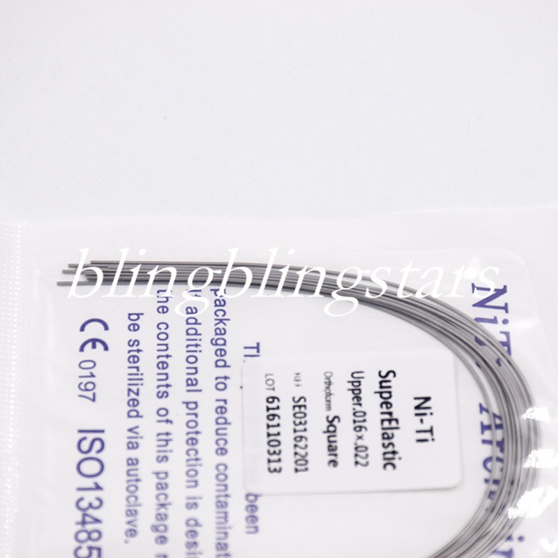 10 Pcs/Pack Orthodontic Dental Super Elastic Rectangular/Round Niti Arch Wire