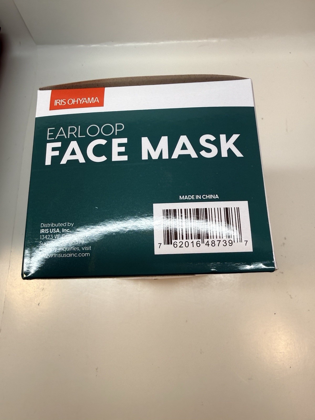 IRIS OHYAMA Earloop Face Mask Large 3-Layer Non-Medical 50 Pack MPN 590O57