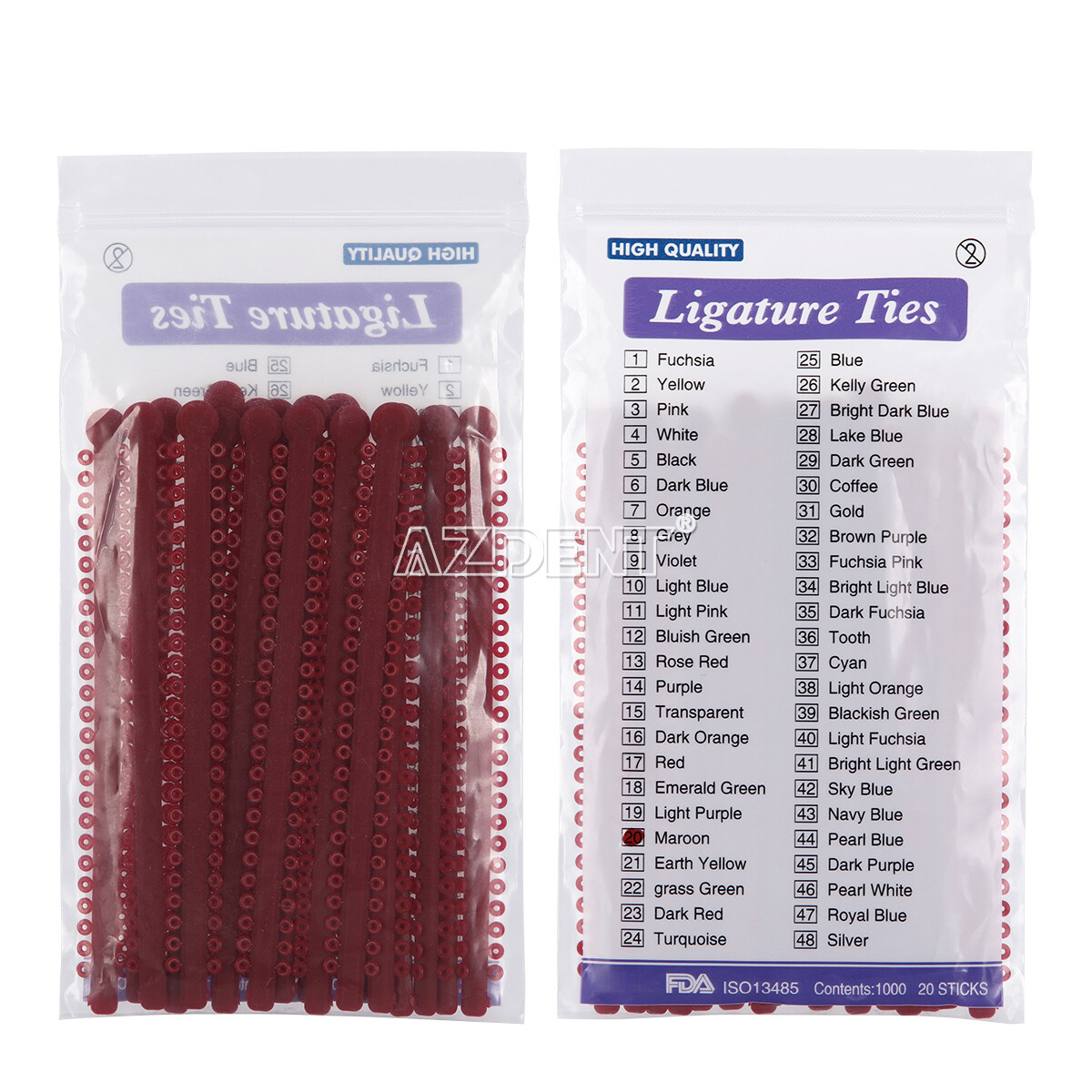 1000ties/kit Dental Orthodontic Ligature Ties For Dental Orthodontics treatment