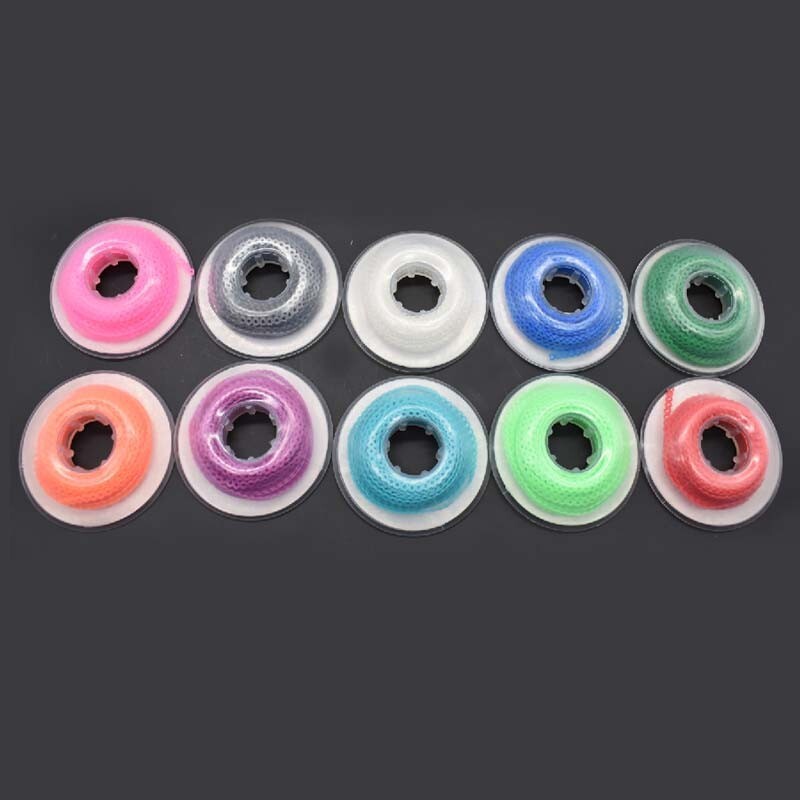Dental Orthodontic Colored Elastic Power Chain 15ft Long/Short/Continuous