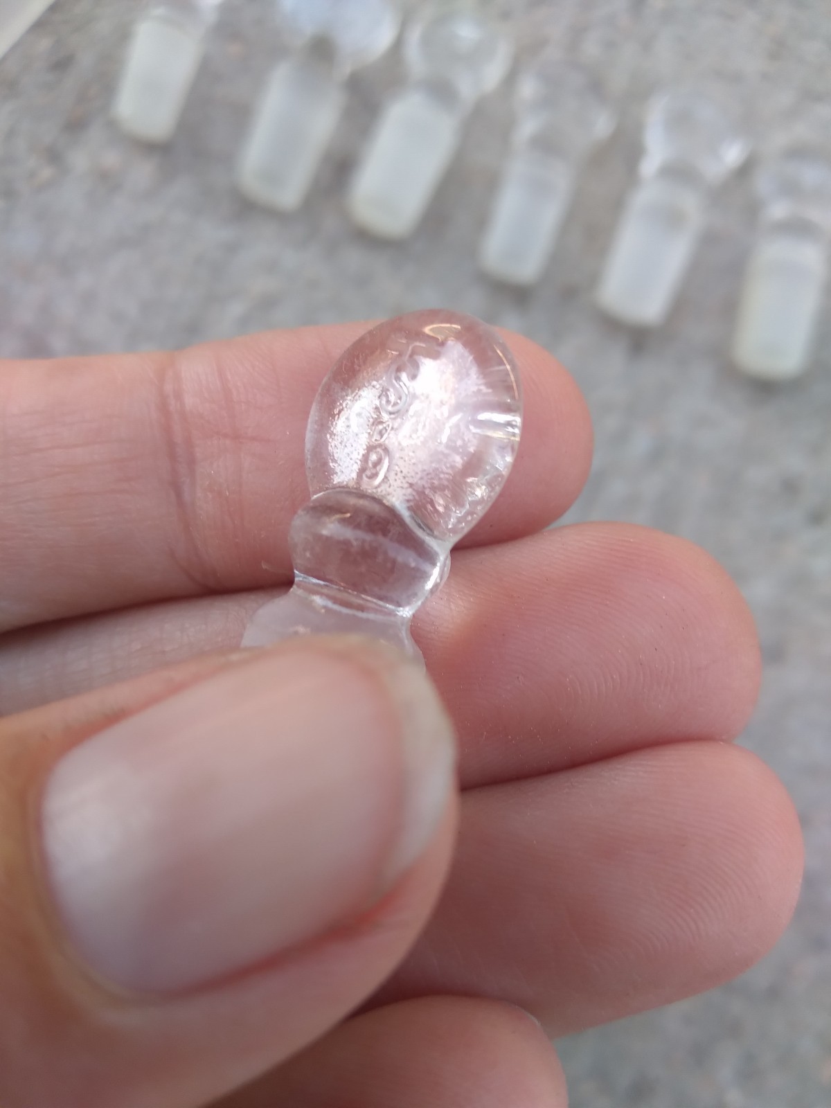 Vintage Small Pyrex Stoppers for Test Tubes LOT of 13 T9 K