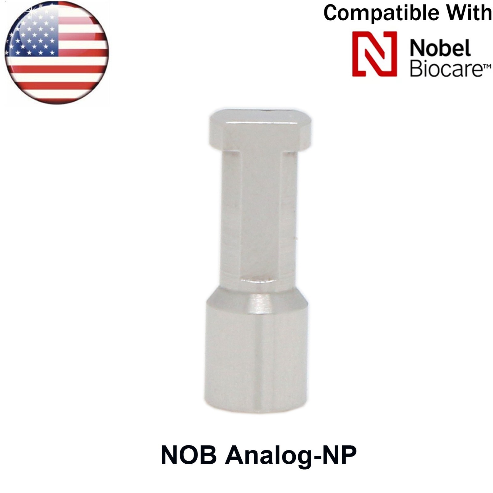 Dental CAD/CAM Implant Scan Body Analog Compatible With Hiossen Nobel Straumann