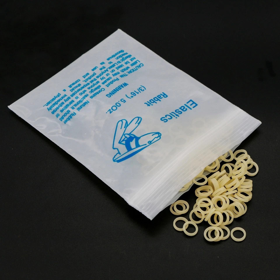 US Orthodontic 5.0Oz Elastics Braces Rubber Bands Latex Braces 1000/2000/3000Pcs