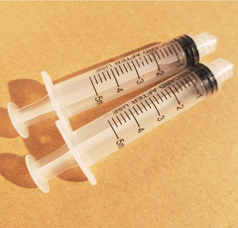 50 Pcs – 5ml Syringes with 14ga, 20ga,21ga, 23ga Blunt Tip Needles With Syringe