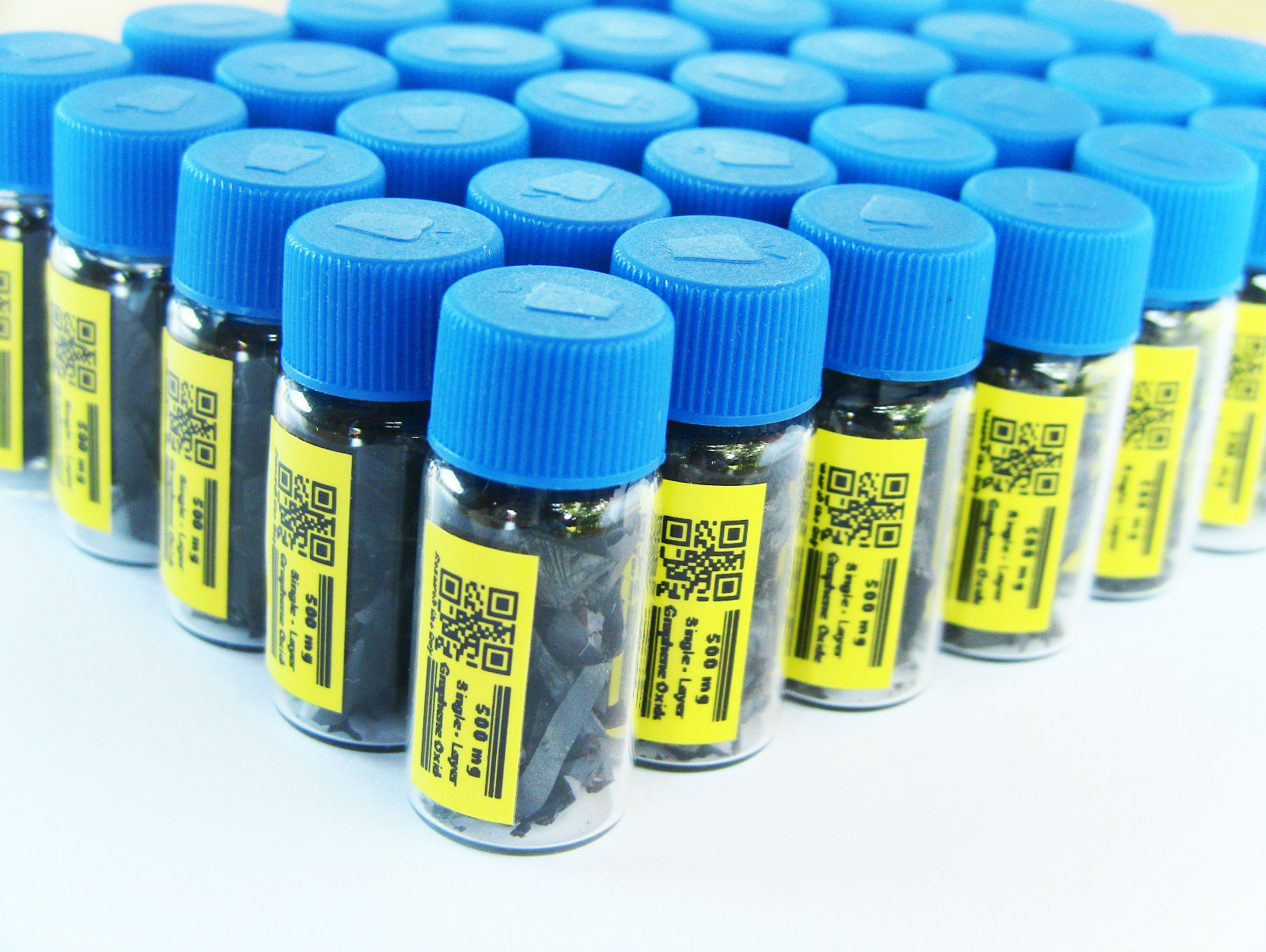 1 Vial, 500 Milligram/Vial, Single-Layer Graphene Oxide, Solid