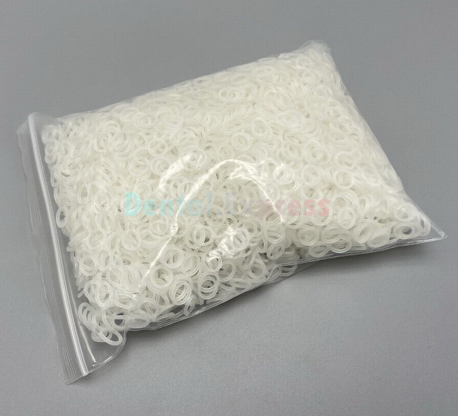 5000pcs Dental Orthodontic Rubber Bands Elastics Ligature Ties 2.5/3.5/4.5/6.5OZ