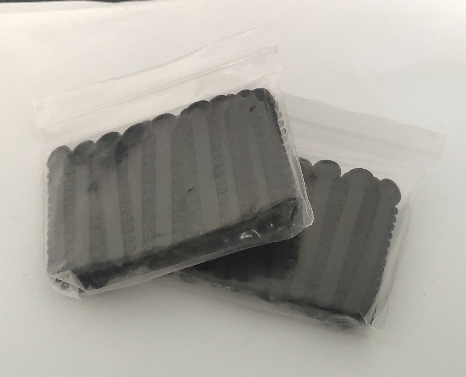 2 Packs Dental Black Color Elastic Ligature Ties Rubber Bands 1008Pcs/Pack