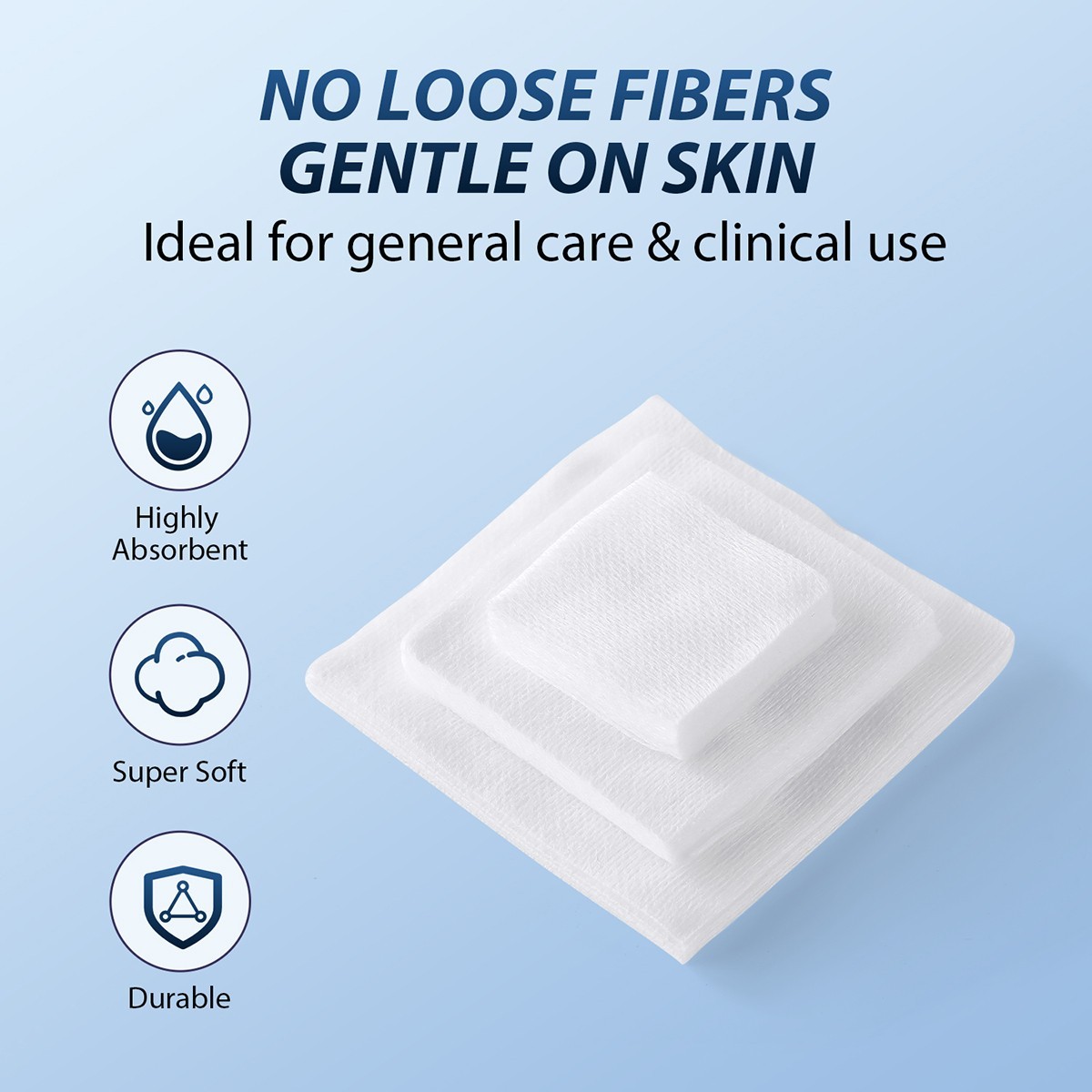 FDA Non-Woven Fabric Soft Felt Sheets Crafts Tear-Resistant 2X2/ 3X3/ 4×4 Inch
