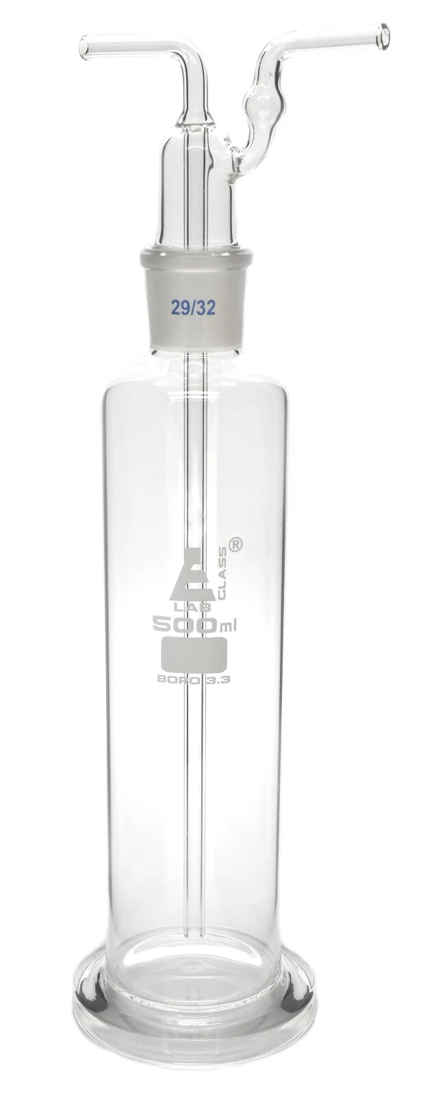 Gas washing bottle images with head 125 ml.(Made in India) Set of 02 pCS.