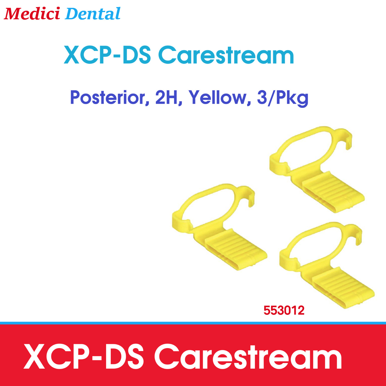 Dental X-Ray XCP-DS Carestream Kodak 6100 Kit Digital Sensor Holders, Arm, Rings