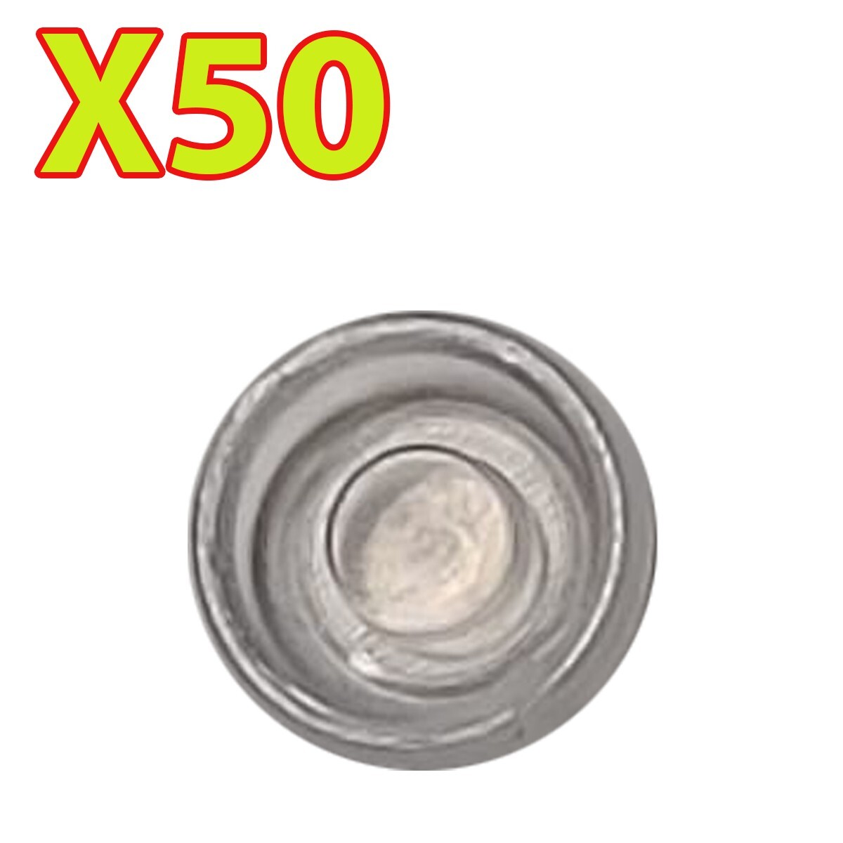 Overdenture Abutment Removable Male Caps Inserts Standard Clear 5.0 lb (50 Pack)