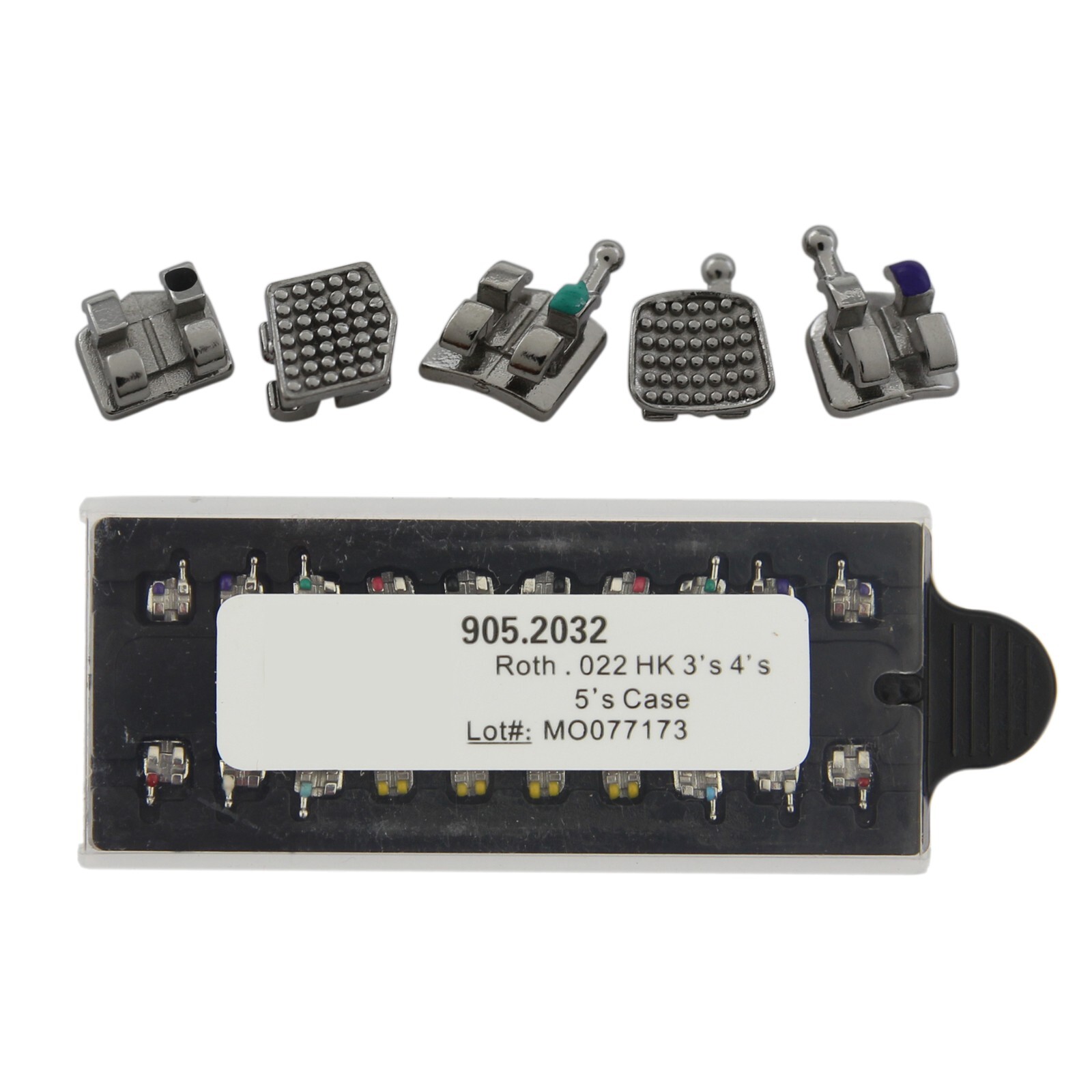 Dental Orthodontic Metal Brackets MIM Brace Mini MBT Roth 018 022 345 Empower AO