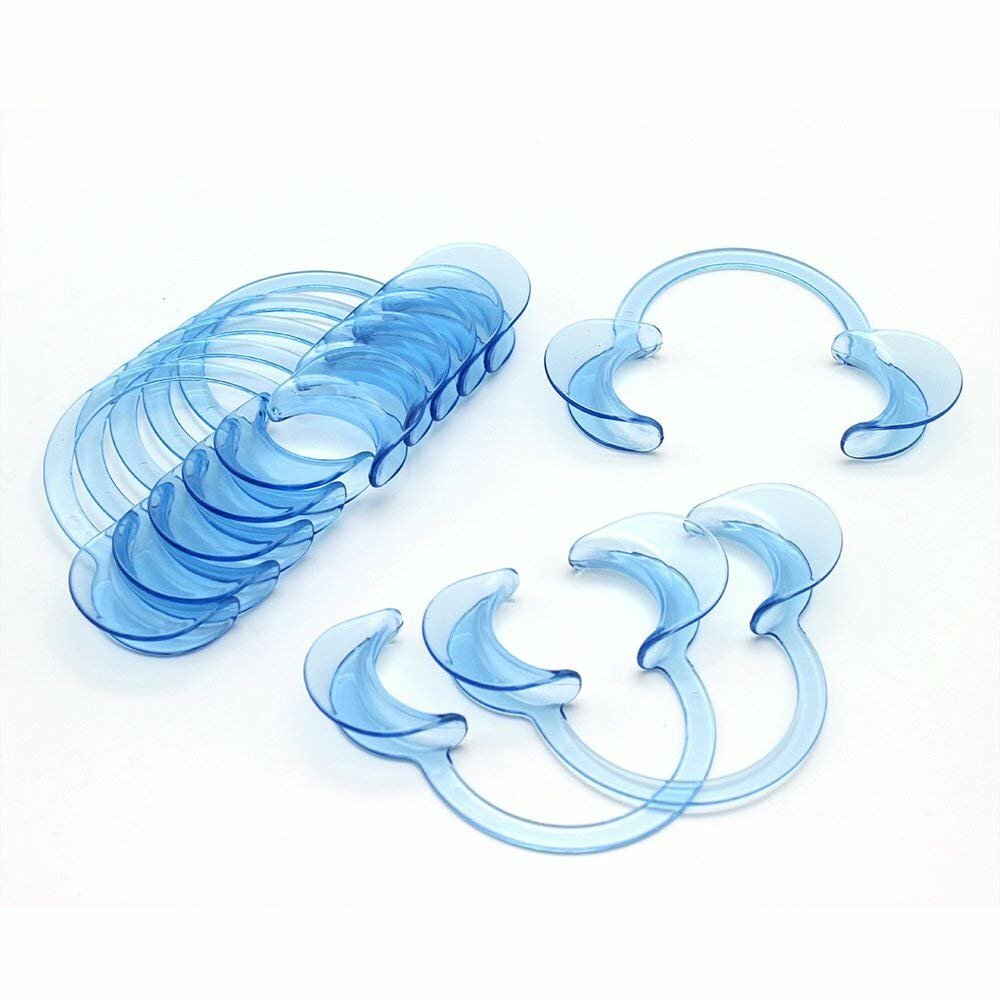 20Pcs M Size Teeth Whitening Intraoral Cheek Lip Retractor Mouth Opener C-Shape
