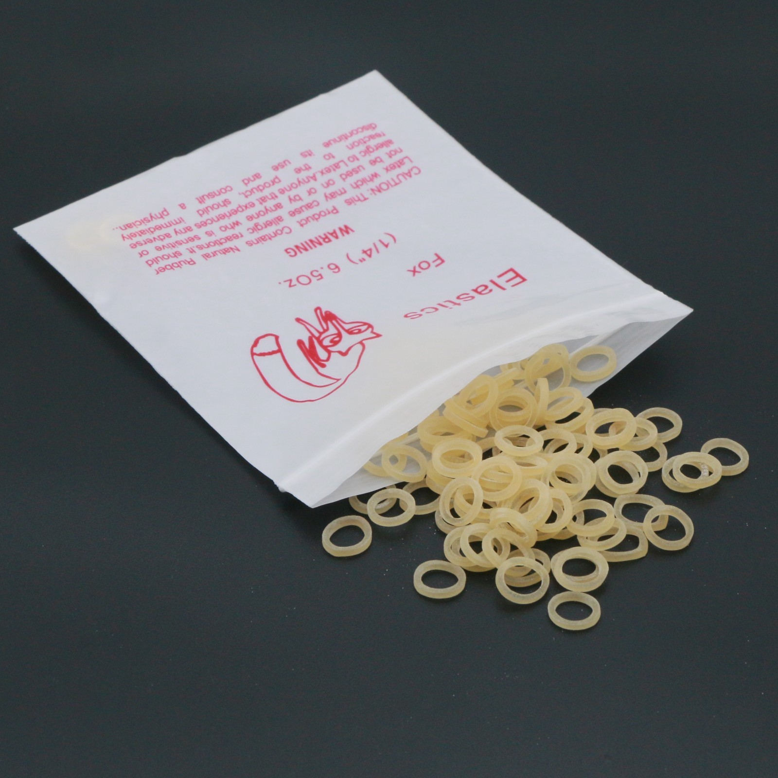 US Orthodontics Dental Elastics Rubber Bands 1/4″,1/8″,3/8″,3/16″,5/16″ 6.5 OZ